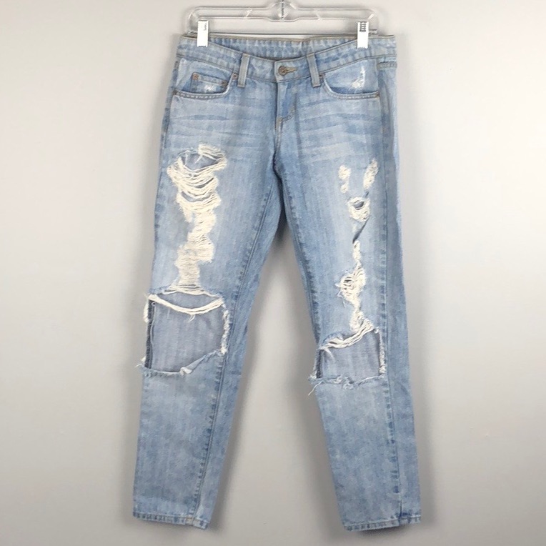 Carmar Distressed Ripped Knees Jeans Size 27